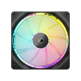 thumbnail image 2 of CORSAIR LX RGB Series, iCUE LINK LX140 RGB, 140mm Fan, Dual Pack, 2 of 12