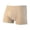 Khaki, variant on Mens Boxer Briefs Cotton Mens Underwear Short Leg Stretch No Riding up Cool & Breathable Boxer Brief for Men Open Fly Tagless Underpants Black L