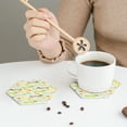 thumbnail image 3 of Leather Coasters with Heat-resistant for Drinks, Dachshund Dog Puppy No.1046 -标题2 Hexagon, 3 of 5