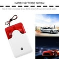 thumbnail image 2 of OUTAD Durable 12V Wired Sound Alarm Strobe Flashing Light Siren Home Security, 2 of 7