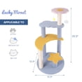 thumbnail image 3 of Sennaux Cat Tree Tower Cat Perches with Sisal Scratching Post, 32.3", 3 of 10