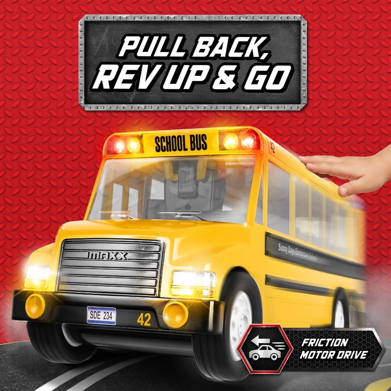Maxx Action Mega School Bus with Joystick Controls photo 6