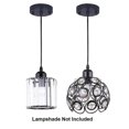 thumbnail image 4 of Vintage Pendant Lamp Ceiling Light E27 Edison Lamp Socket (Black 1 Pack), 4 of 4