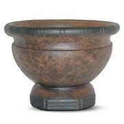 Samara Round 18" Urn Planter, Rust