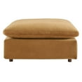 thumbnail image 2 of Modway Commix Down Filled Overstuffed Performance Velvet Ottoman in Cognac, 2 of 7