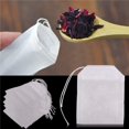 thumbnail image 1 of 100pcs Empty Teabags String Heat Seal Filter Paper Herb Loose Tea Bag 5.5 x 7cm, 1 of 5