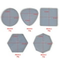 thumbnail image 3 of Bangcool Coaster Resin Mold Silicone DIY Geometric Epoxy Coaster Mold Cup Holder Mold, 3 of 10