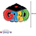 thumbnail image 3 of PMU Graduation Grad Cap Shape 28 Inch Mylar Balloon Pkg/5, 3 of 6