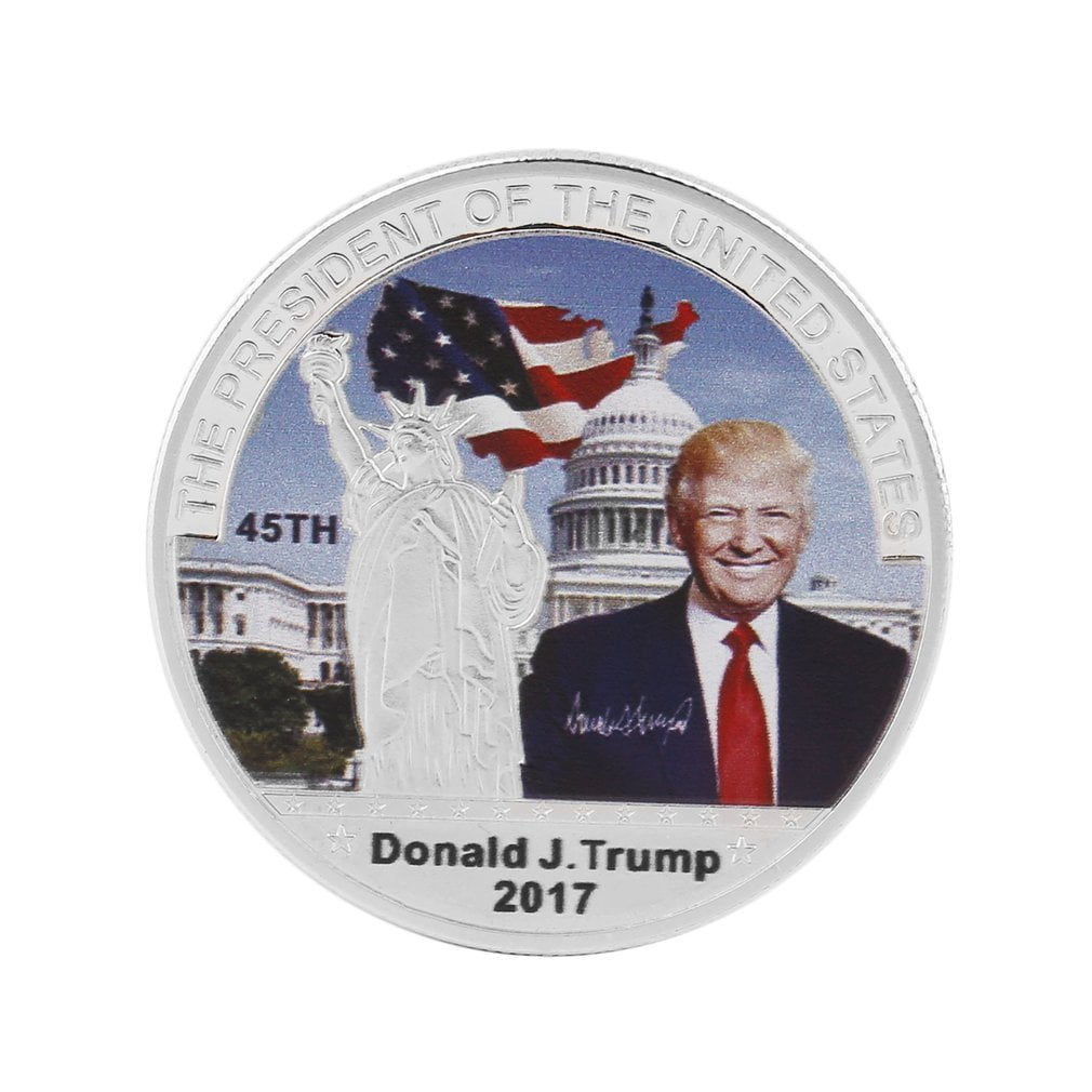 2017 US 45th President Donald Trump EAGLE Commemorative Challenge Coin 