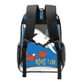 thumbnail image 2 of Kdxio Shark With Sunglasses and Lobste Clear Backpack, Transparent Bookbag for School for Women Men, Capacity Clear Bag for College, Travel, 2 of 7