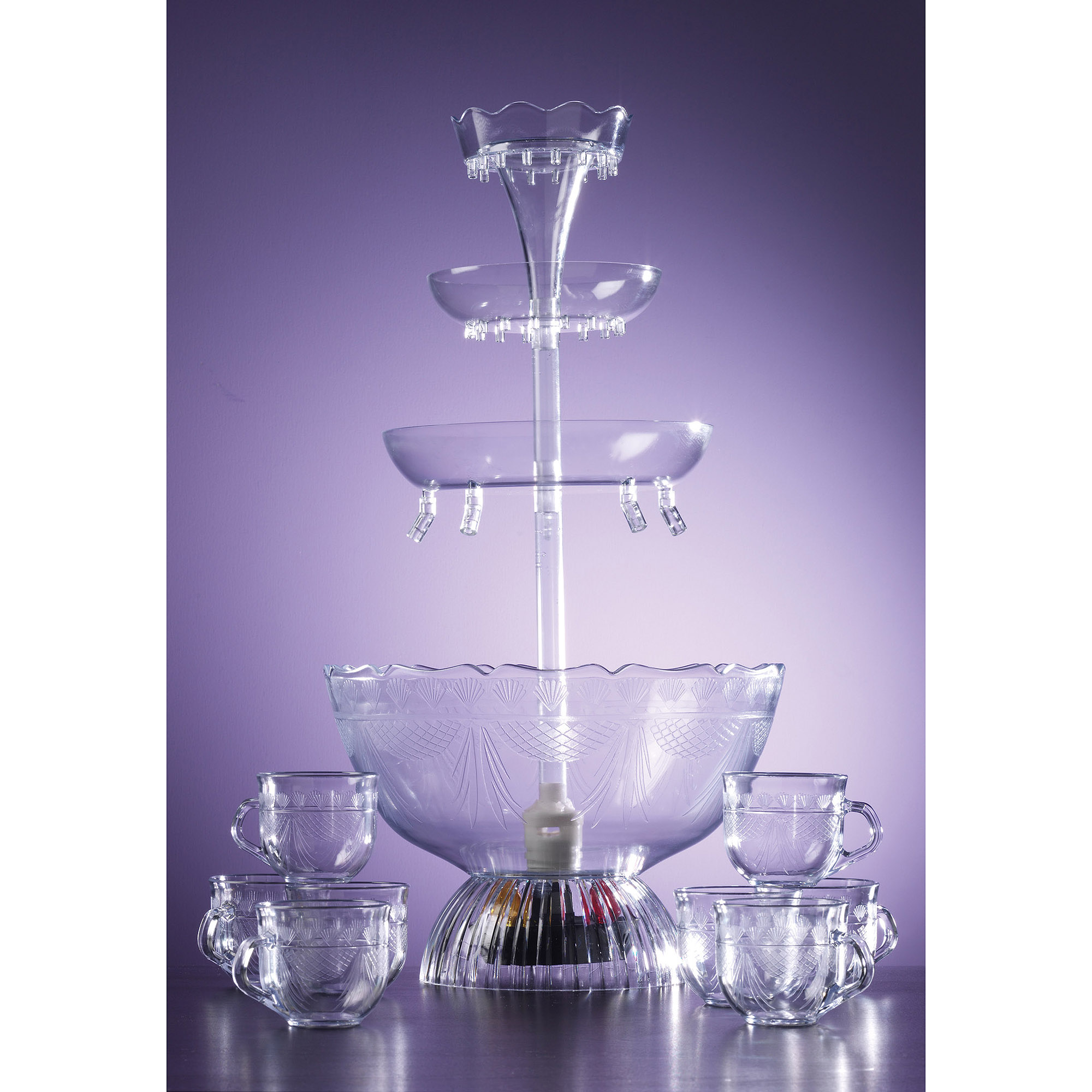 Nostalgia Electrics Vintage Collection Lighted Party Fountain Nostalgia Electrics Vintage Collection Lighted Party Fountain Lpf210