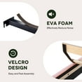 thumbnail image 4 of Einfach Twin Bed Frame, Platform Bed Frame with Panel Upholstered Velvet Headboard, Pink, 4 of 7