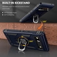 thumbnail image 2 of Case for Google 7a Phone Case Pixel 7a Blue Case for Men,with Magnetic Stand,Heavy Duty Shockproof Protective Cover for Google Pixel 7a 5G Blue, 2 of 12