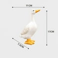 thumbnail image 2 of EIMELI Simulation Lovely Duck Figurine Cute Charming Decor Lightweight For Garden Pond Decoration, 2 of 2
