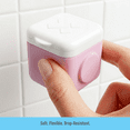 thumbnail image 6 of Equadose Magnetic Silicone Travel Container, Easy Flip-Top Lid, White, 6 of 8