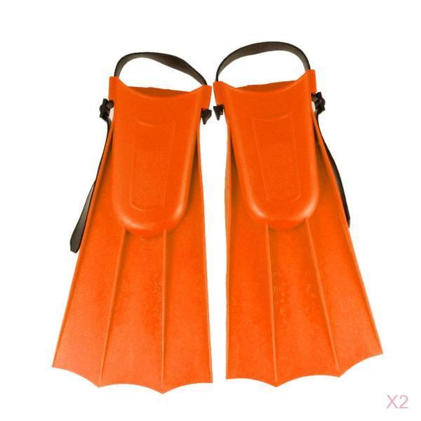 2 pares de aletas de snorkel, aletas de entrenamiento de natación, aletas para hombres adultos, mujeres, ajustables y cómodas Zulema Entrenamiento de natación acuática