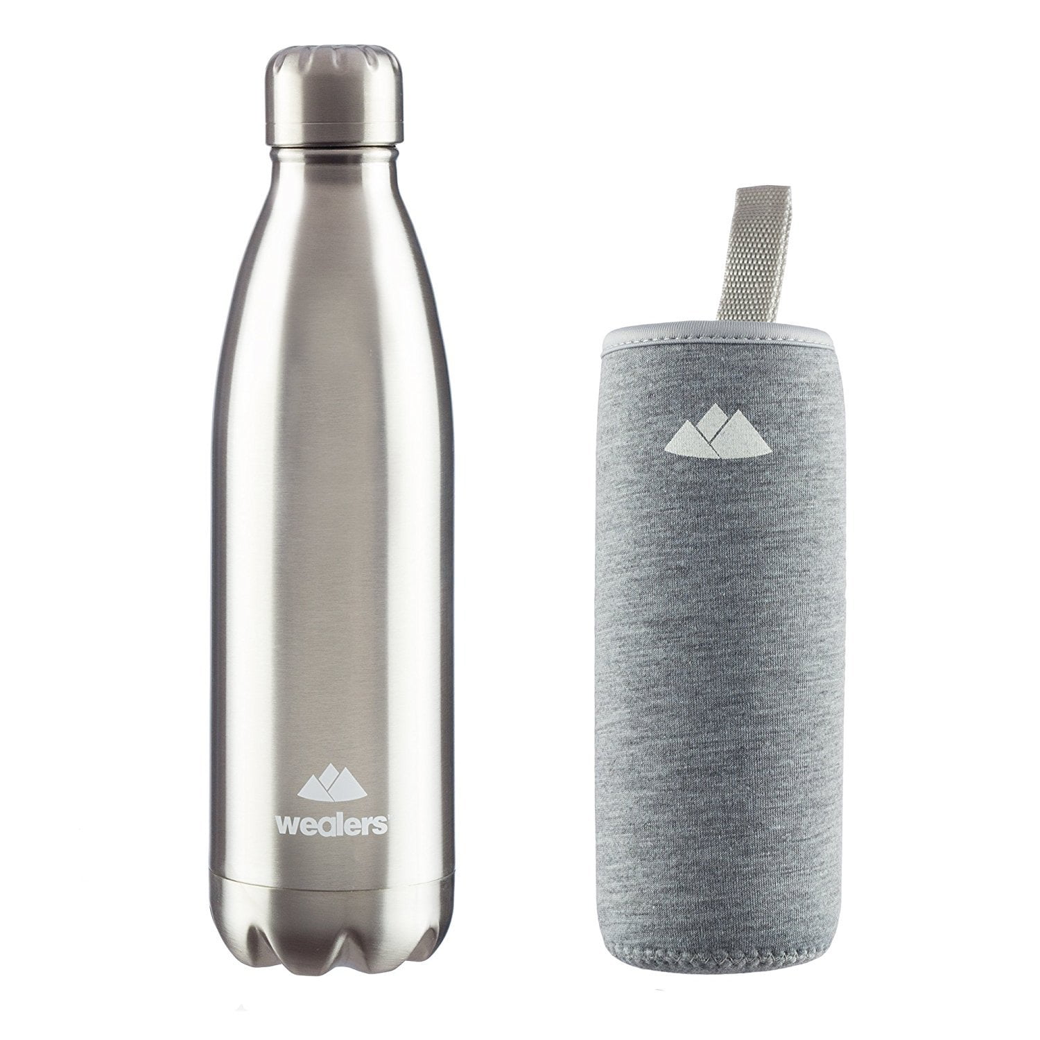 Stainless Steel Double Walled Thermos Water Bottle 17 ounces Vacuum