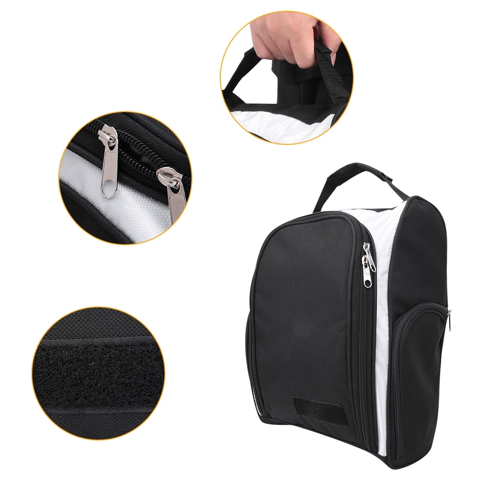 YAHHU Portable Waterproof Nylon Golf Shoe Clothes Bag Carrier with Handle 15 inches / 38 cm