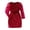 1#Red, variant on Tiijoy Toddler Girls Velvet Contrast Mesh Long Puff Sleeve Dress Princess Party Dress, Sizes 3-4