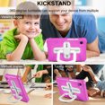 thumbnail image 2 of XYX Kids Case for Samsung Galaxy Tab A11 Case 8.7 inch with Shoulder Strap, Shockproof Handle Kickstand (2025, SM-X133/X135), Rose, 2 of 7