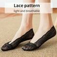 thumbnail image 6 of Hehanda 6 Pairs Women's Lace No Show Socks Low Cut Non Slip, Invisible with Flats, Pumps, Boat Liner Socks, 6 of 6