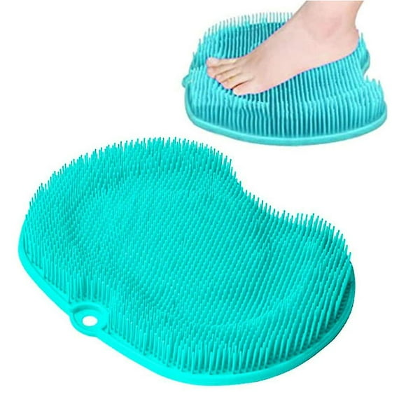 Shower Foot Scrubber Massager Cleaner, Acupressure Mat With Non-slip Suction Cups, Improve Circ