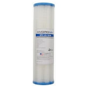 Hydronix SPC-25-1030 Polyester Pleated 30 Micron Under Sink Replacement Filter | 102.5 Inches | Pack of 1