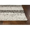 thumbnail image 2 of 3'3" x 5'3" Wool Grey/White Area Rug, 2 of 4