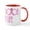 White/Red Inside, variant on CafePress - Smash Mug - 11 oz Ceramic Mug - Novelty Coffee Tea Cup