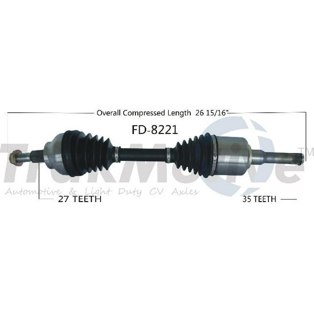OE Replacement for 20132017 Ford Escape Front Left CV Axle Shaft (SE