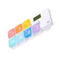 thumbnail image 4 of CIMAXIC 1PC 7 Compartments Pill Box Portable Combination Timing Remind Smart Medicine Case Without Battery (Rainbow),6.77"X2.87"X0.98", 4 of 4