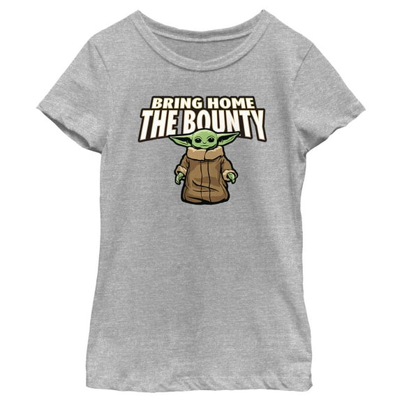 Girl's Star Wars: The Mandalorian Homebound  Graphic Tee Athletic Heather X Small