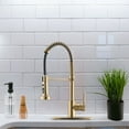 thumbnail image 6 of ANGELES HOME Kitchen Faucet with Pull Down Sprayer, 360° Rotation Single Handle Spring Sink Faucets 3 Modes for Farmhouse Camper Laundry Utility Rv Wet Bar, 6 of 10