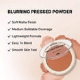 thumbnail image 5 of Kiss New York Soft Matte Pressed Powder (Warm Honey 0.28 Oz), Blurring Poreless Face Powder Makeup, Medium Coverage Setting Powder Infused with Salicylic Acid & Niacinamide, Lightweight Clean Beauty, 5 of 11