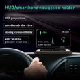 thumbnail image 2 of 5.5 inches A8 OBD2 Windshield HUD Head Up Display with Display RPM MPH Speeding Warning Fuel Consumption Temperature, 2 of 5