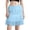 Blue, variant on Women's Mini Lace Slip Skirt Removable Layering Shirt Extender Half Length Undershirt Skirt