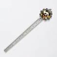 thumbnail image 5 of Panda sunflowers Silver Lace-Edged Bookmark: Gift for Book Lovers and Readers | Reading Accessories | Book Accessories, 5 of 5