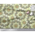 thumbnail image 3 of Soimoi Polyester Crepe Fabric Mandala Kaleidoscope Print Fabric by The Yard 42 Inch Wide, 3 of 3