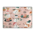 thumbnail image 5 of Yayeee Area Rugs for Living Room 6.7'x4.8' Non Slip Washable Bedroom Floor Carpet, Christmas Snowman, 5 of 6