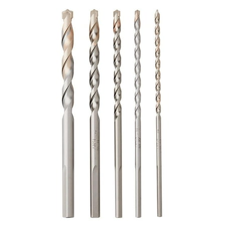 UPC: 0045242546466 | Milwaukee 48-20-9051 Shockwave Carbide Hammer Drill Bits Set  5 Pack