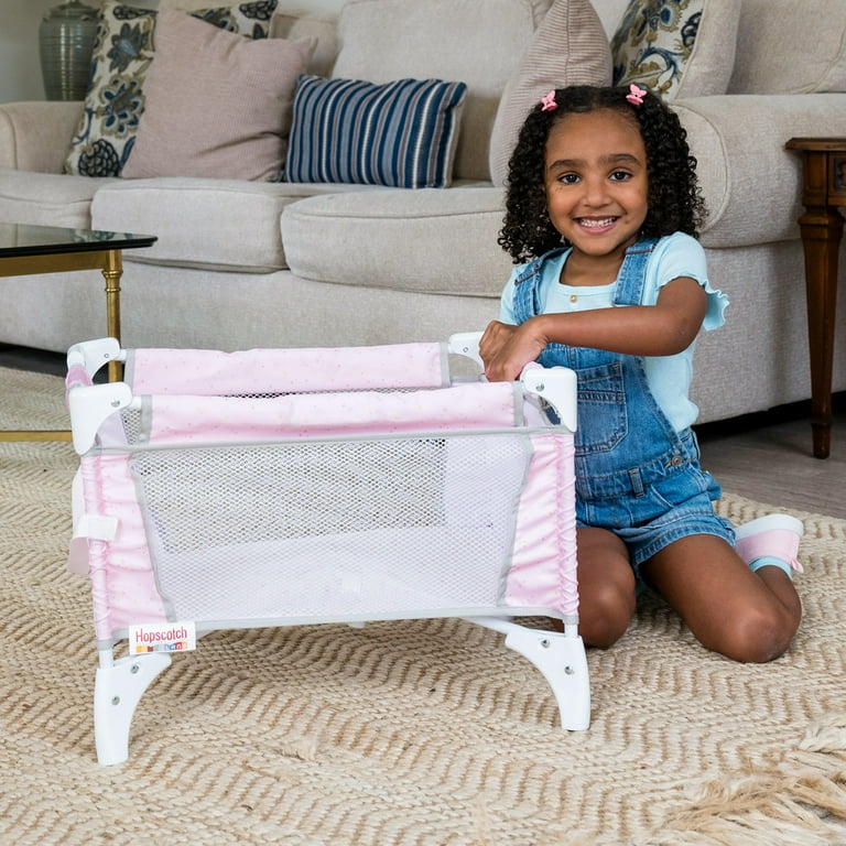 Hopscotch Lane My Baby Doll s Plastic Travel Crib Baby Doll Accessory Children Ages 2 Walmart