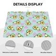 thumbnail image 4 of Dish Drying Mat, Cute Avocado Pink Love Blue Absorbent Microfiber Kitchen Mat, Heat Resistant Drying Mat Kitchen Counter for Dishes, Utensils, Pots, Pans, Drainer Mats 18x24in, 4 of 7
