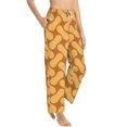 thumbnail image 6 of Salouo Peanuts6 Print Women's Pajama Pants Casual Loose Sweatpants PJs Flowy Pants Drawstring Palazzo for Women Wide Leg Pants Lounge Pajama -X-Large, 6 of 8