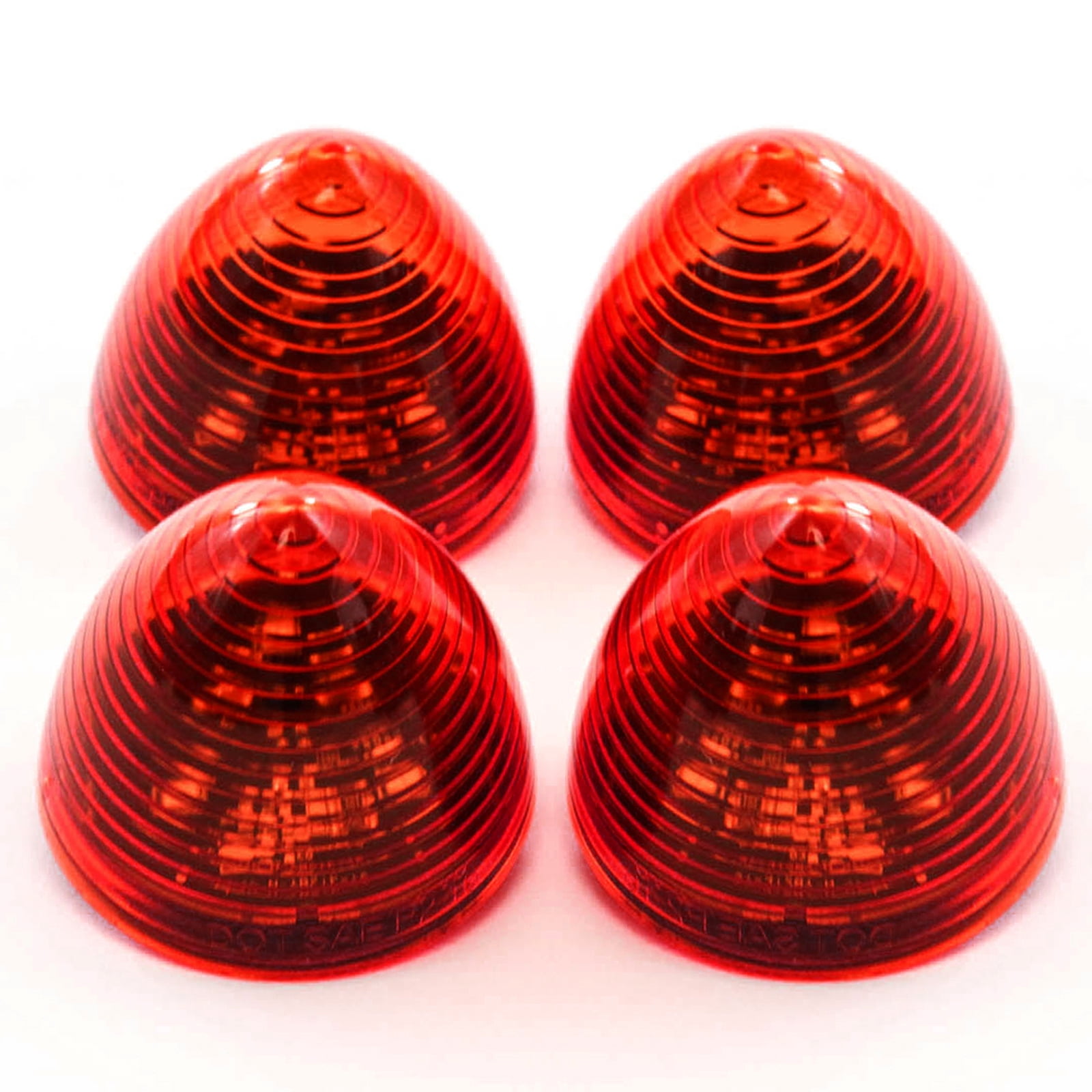 1 Red LED 2 Marker Beehive Cone Light Grommet and Pigtail Included Red Hound Auto 5559011533