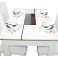 thumbnail image 4 of Ryvnso Placemats Set of 4 Peach Flowers Dining Mats Heat-Resistant Non-Slip Washable Table Mat, 4 of 8