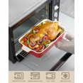 thumbnail image 5 of Casserole Dishes for Oven, Porcelain Baking Dishes, Ceramic Bakeware , Rectangular Lasagna Pans Deep with Handles for Baking Cake Kitchen, 5 of 8