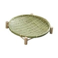 thumbnail image 4 of Cesta tejida de bambú apilable para aperitivos de frutas y cocina. 30cm, 4 of 9