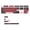 Knight Red, variant on Double Shot Macaron Keycap Set For Most Mechanical Keyboards 126 Pieces Keycaps