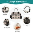 thumbnail image 3 of Lunch Bag Insulated Lunch Box Leakproof Reusable Cooler Tote Adjustable Shoulder Strap for Men Women Moose Tree Silhouette 12L, 3 of 6