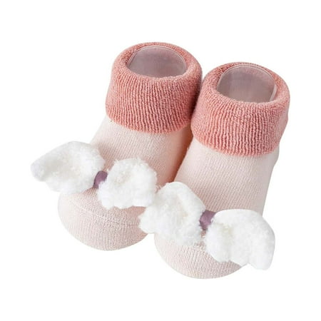 

NIUREDLTD Autumn Baby Toddler Shoes Cartoon Fish Carrot Shape Children Cotton Warm Breathable Non Slip Floor Size S